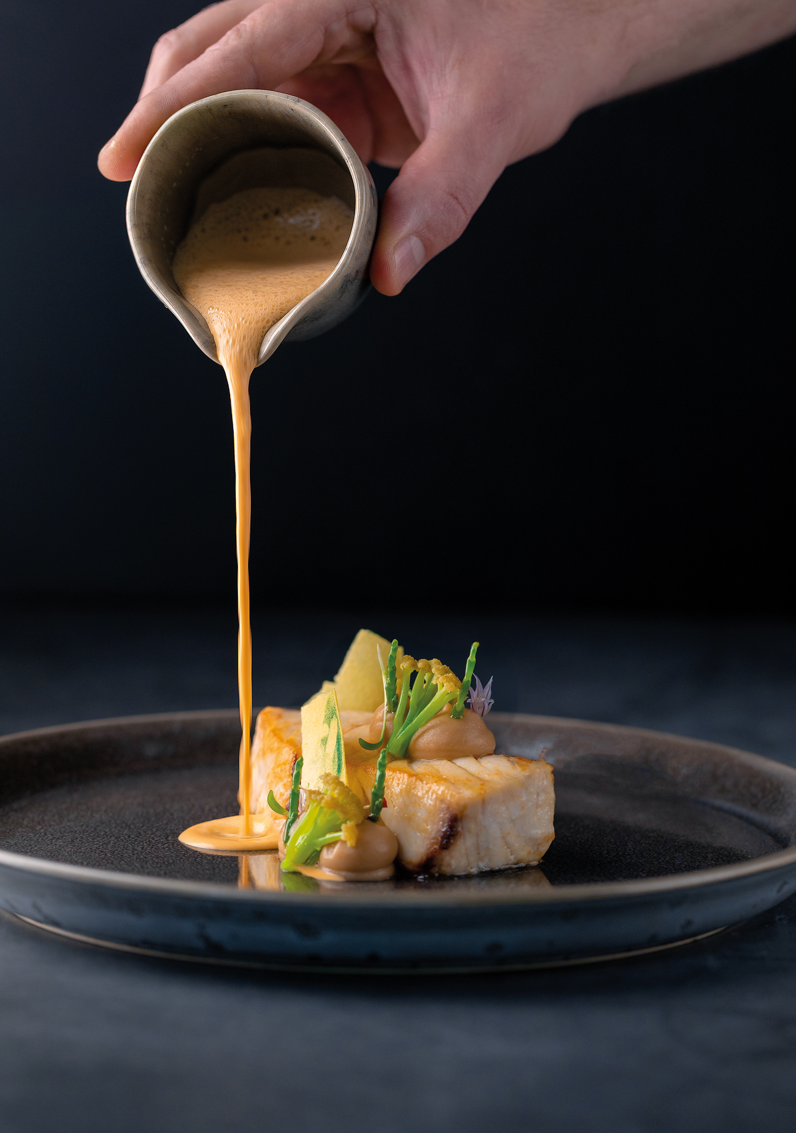 Teller · Adlerfisch