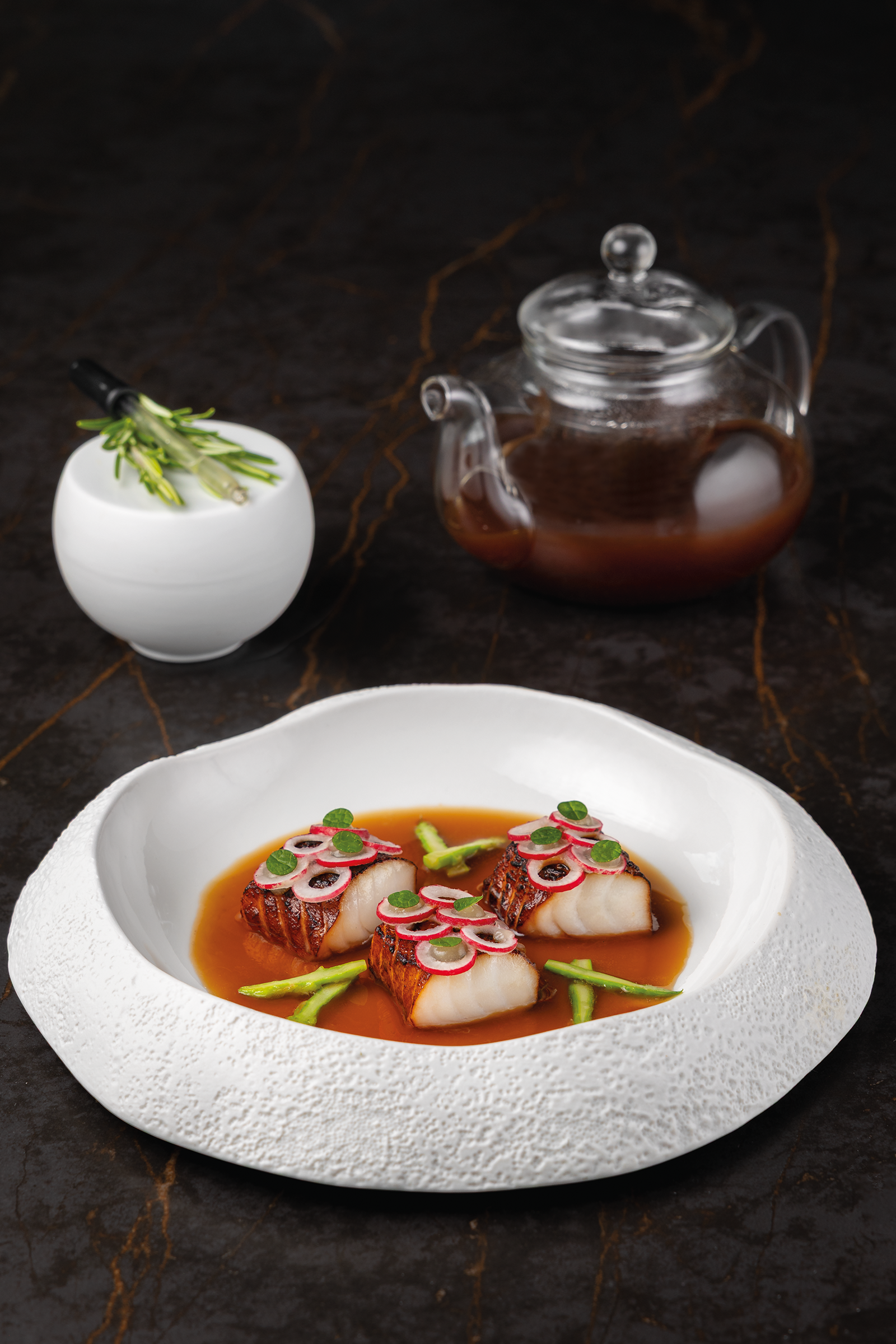 Teller · Kohlenfisch & Taschenkrebs